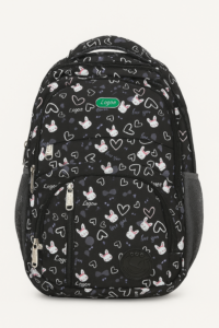 SRZ LOGON School Bag 18x14x10 IN (47x35x25 cm), Lightweight, LOGON, 3 Main Compartments, 2 Small Pockets, Side Pockets