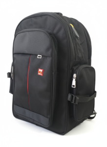 SRZ Travel Bag Backpack, 3 Main Compartments, Technician's Bag, Padded Straps, Zipped Side Pocket, Hardboard Base, Address Tag (LARGE 54x38x25 cm, 50L)