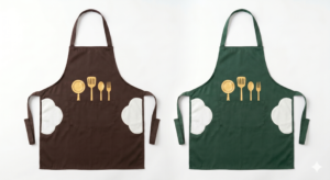 SRZ Kitchen Essentials Premium Kitchen Apron (APRON - PACK OF 2)